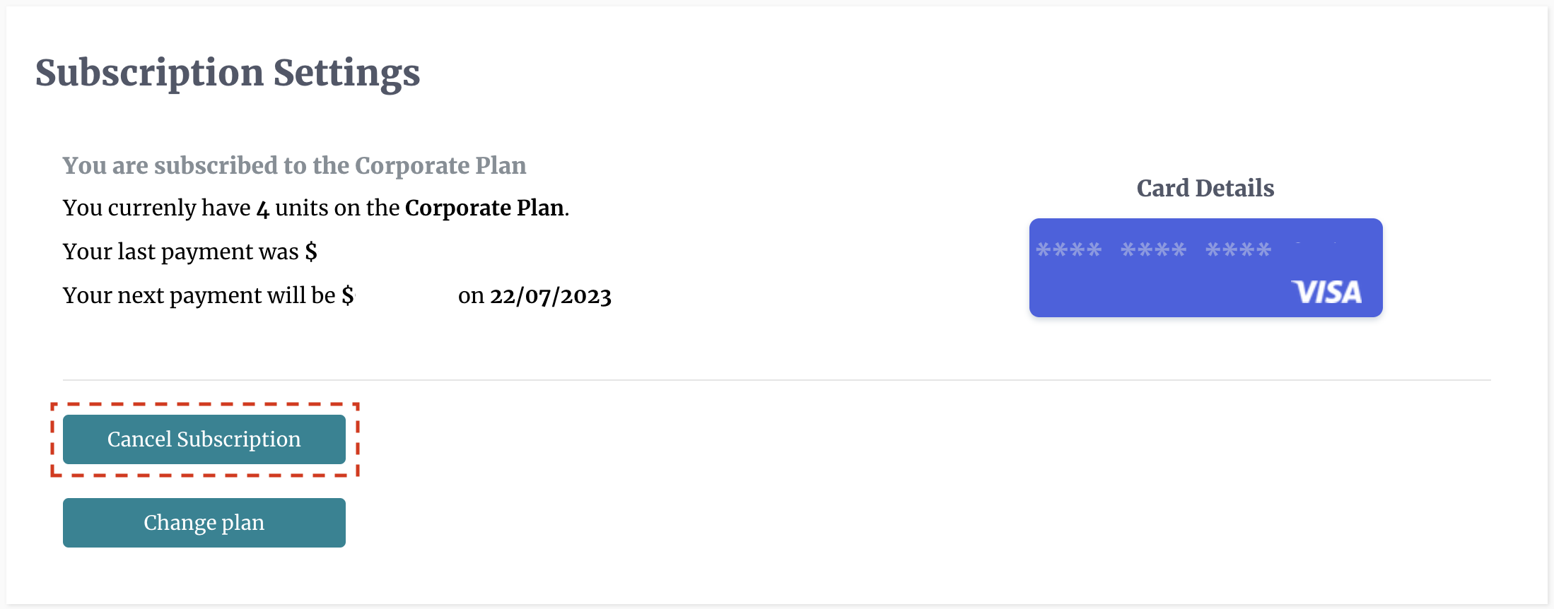 Cancelling Your Subscription