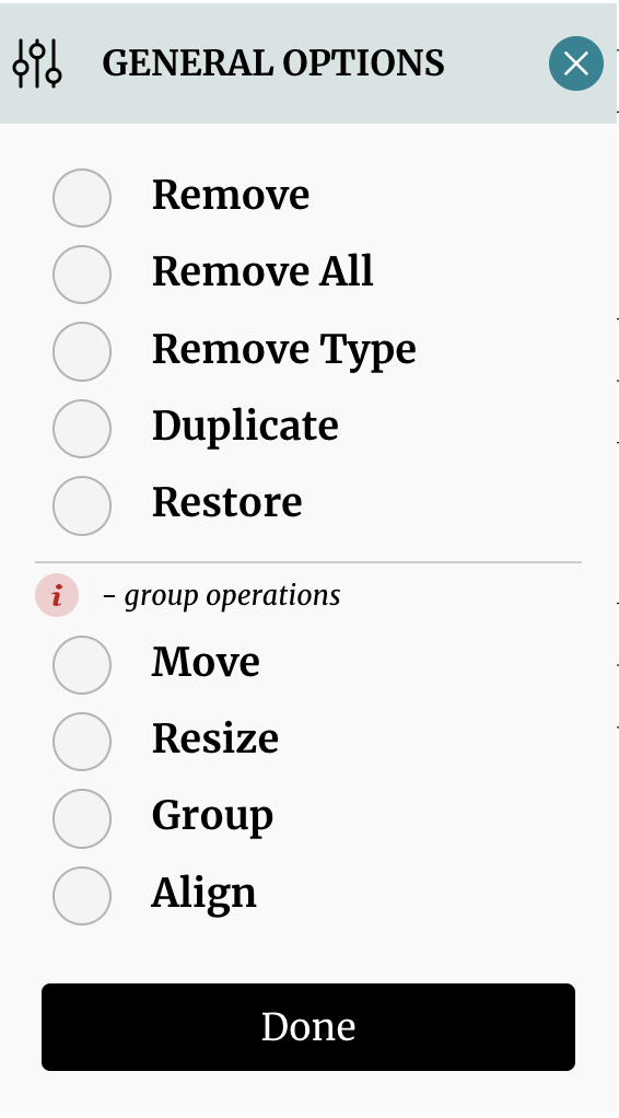 Grouping Items