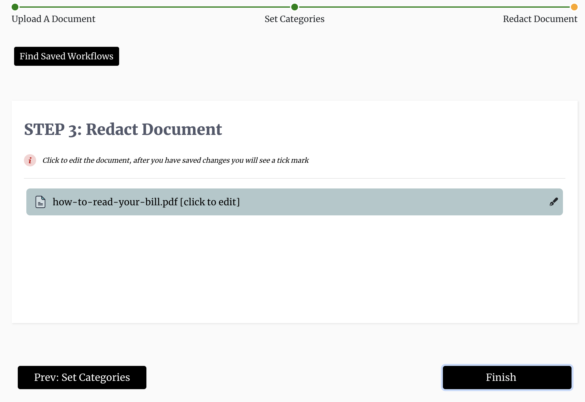 Prepare Documents