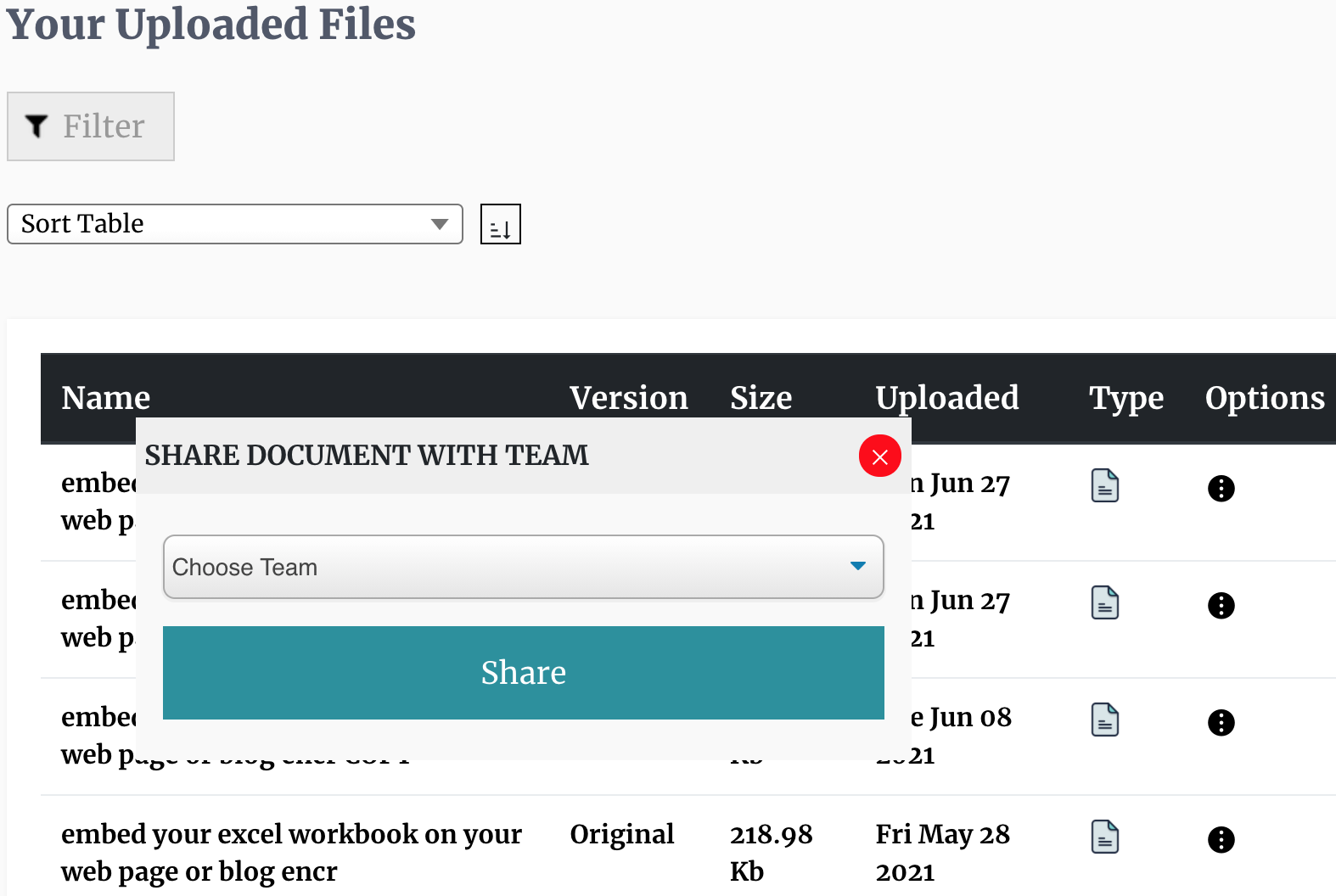 Share Documents