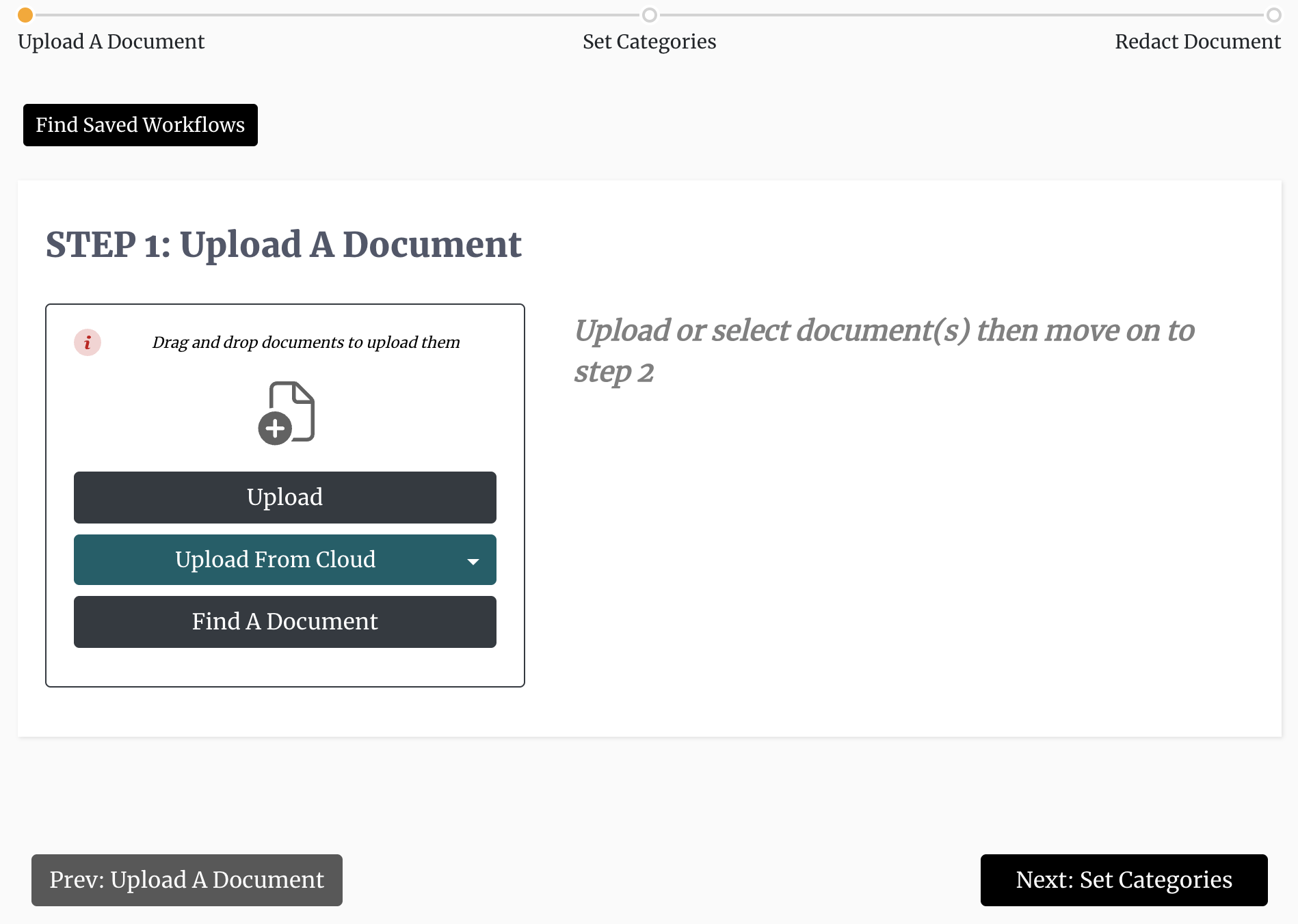 Upload Documents